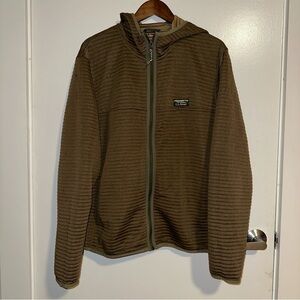 L.L. Bean Striped Tan Jacket